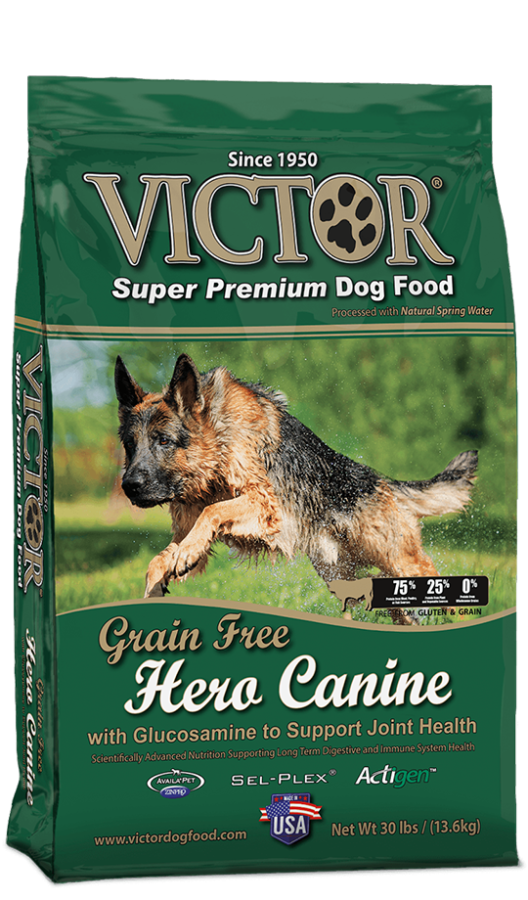 Victor dog food hero canine best sale