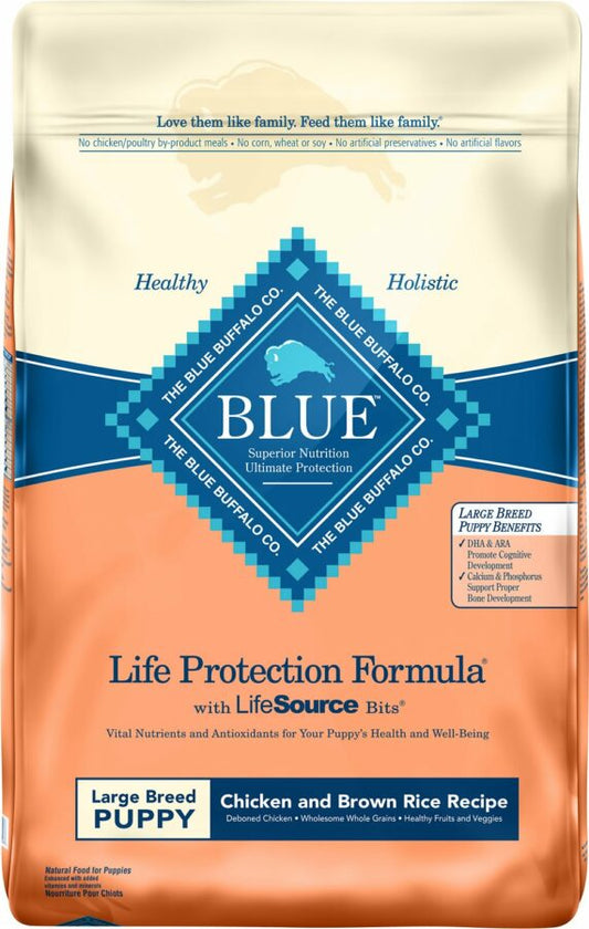 Blue Buffalo Large Breed Puppy Chicken/Rice - 30 lb