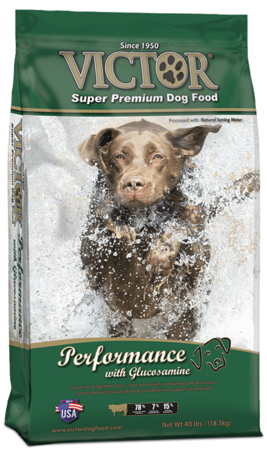 Victor dog food outlet in stores