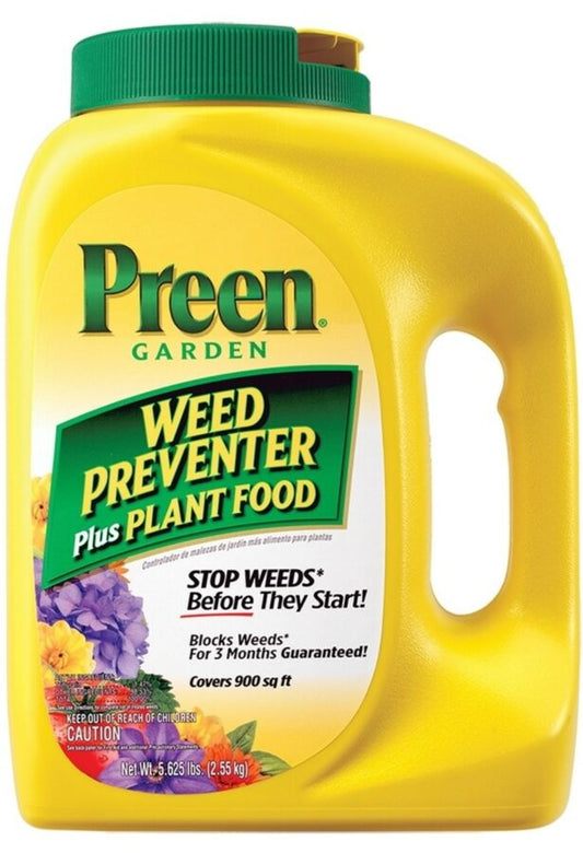 Preen Weed Preventer + Plant Food - 5.625 lb