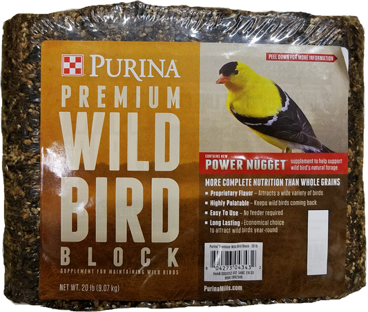 Purina Wild Bird Block - 20 lbs