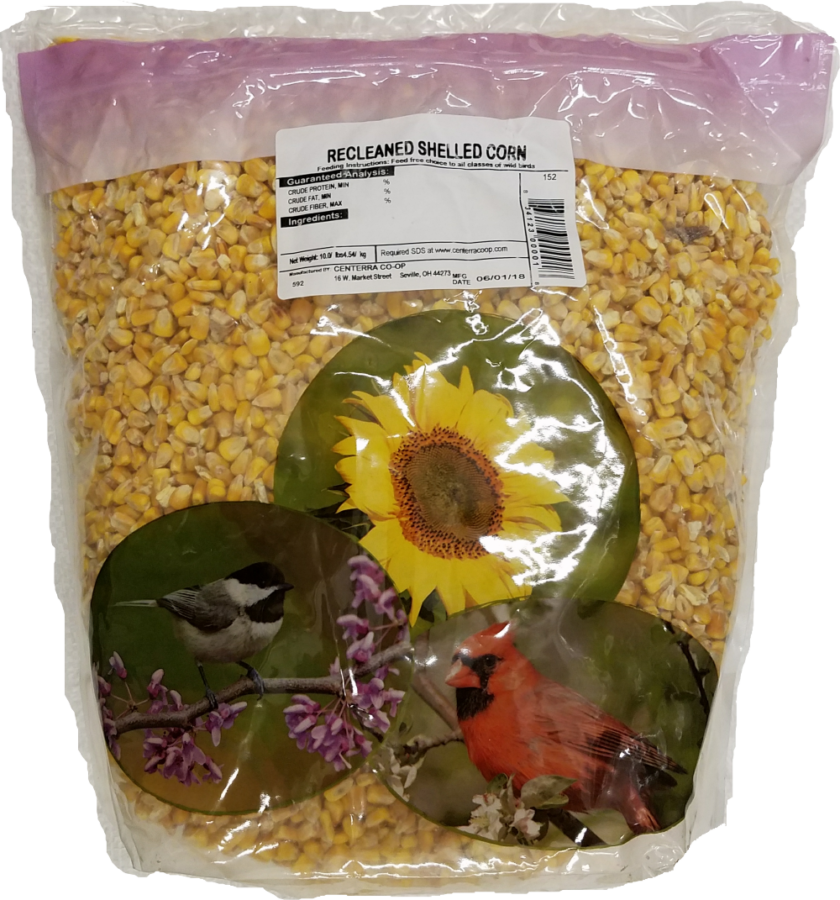 Recleaned Shelled Corn - 10 lbs