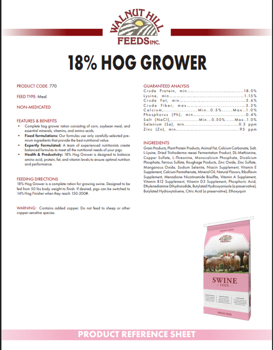 18% Hog Grower Complete
