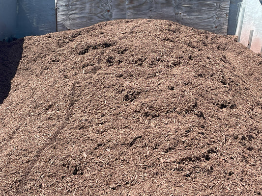 Brown Mulch, Bulk - sold per yard