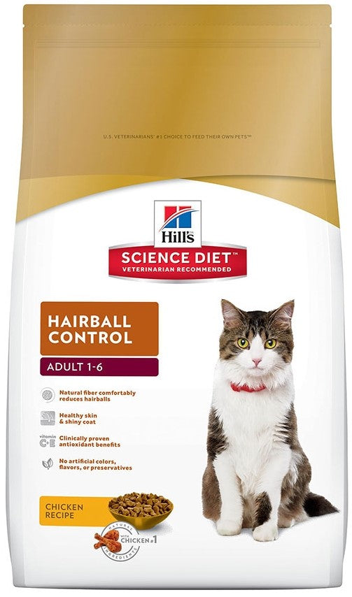 Science Diet Adult Hairball - 7 lb
