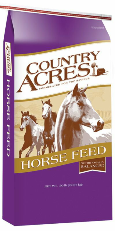 Country Acres Horse Feed - 50 lb pellet