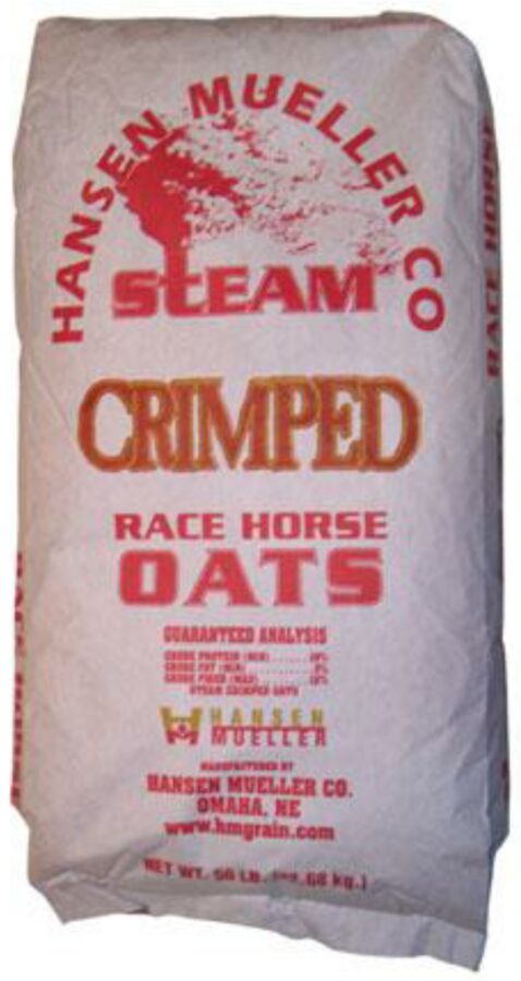 Hansen Steam Crimped Race Horse Oats - 50 lb